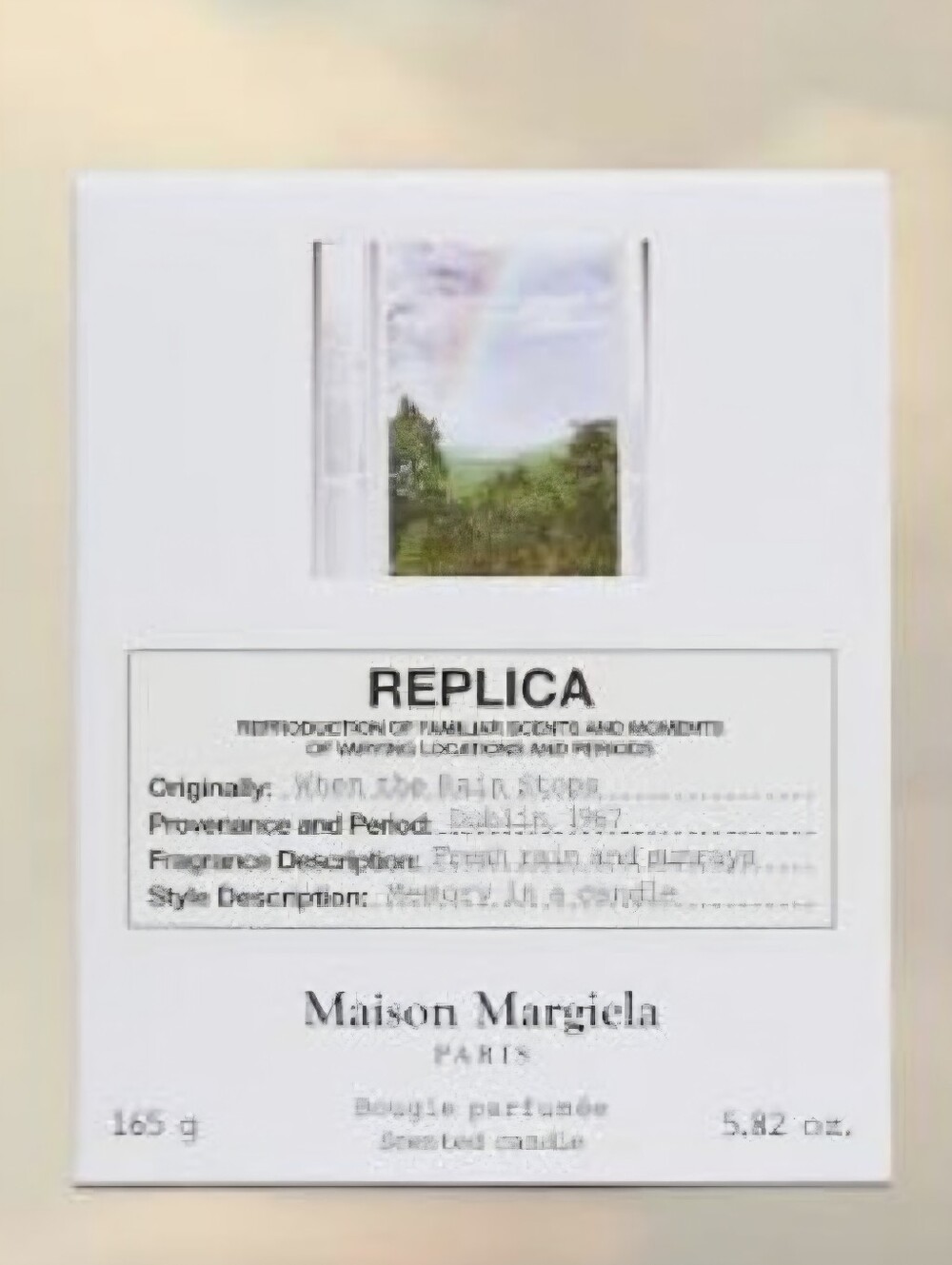 Maison Margiela When The Rain Stops Candle New In Box Luxury Home Decor Accents